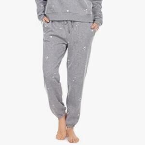 Honeydew Womens Hearts Sweatpants Jogger Pants Gray Size Small